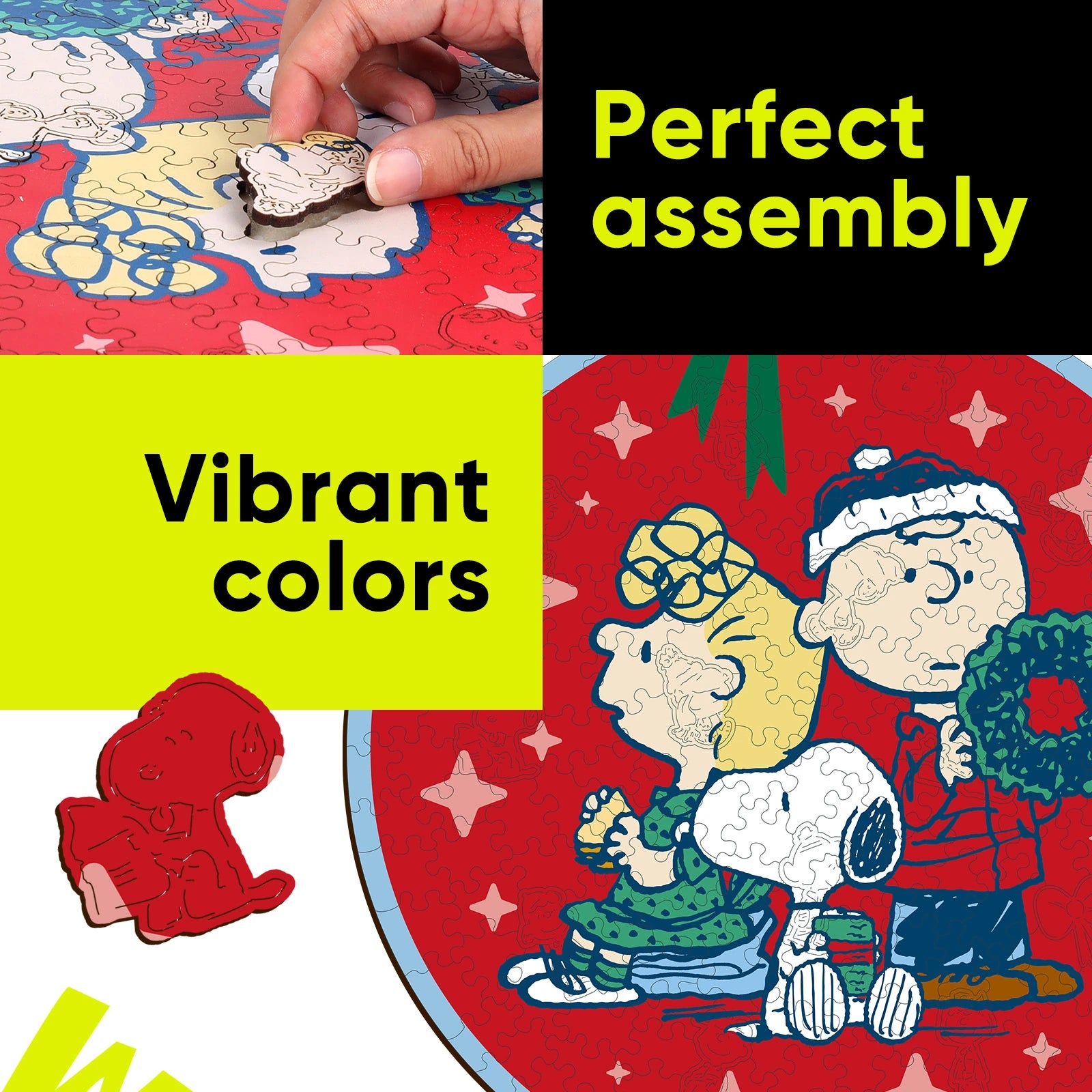 a Peanuts-themed jigsaw puzzle